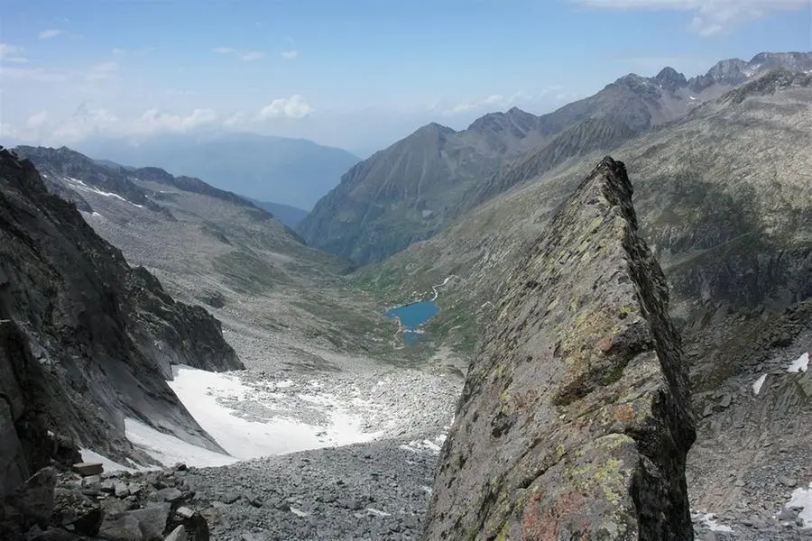 La zona del passo Miller, vicino al rifugio Gnutti