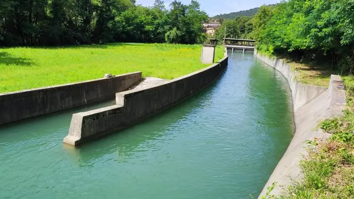Il luogo in cui è caduta ed è poi stata recuperata la donna caduta in acqua