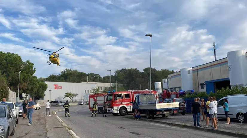 Gli interventi di soccorso a Ponte San Marco