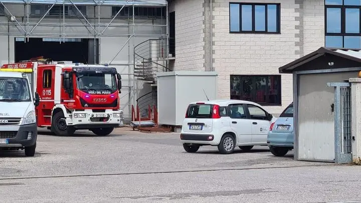 L'azienda di Carpenedolo dove è avvenuto l'incidente