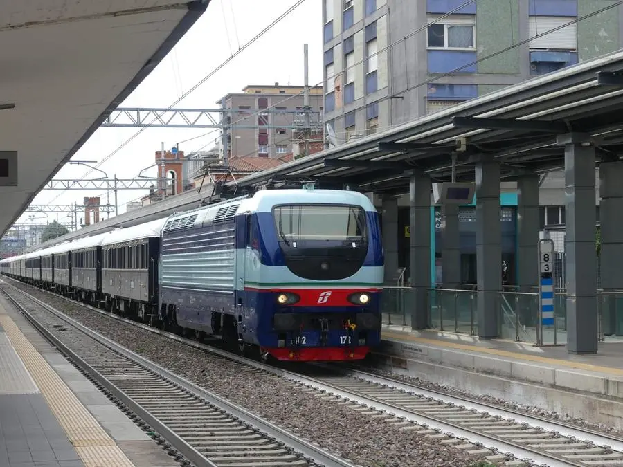 Il Venice Simplon Orient Express in transito da Brescia