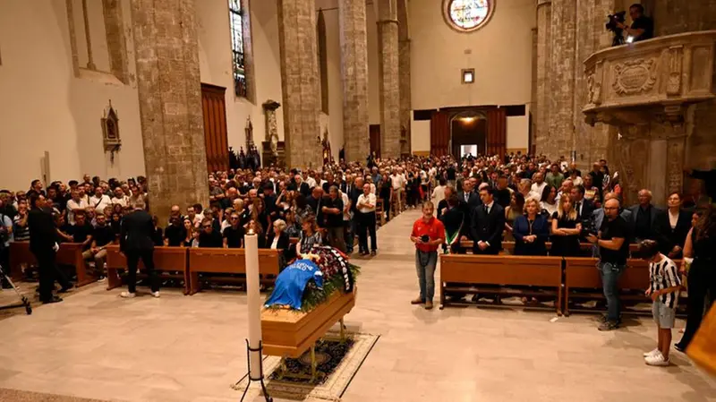 I funerali di Carlo Mazzone ad Ascoli