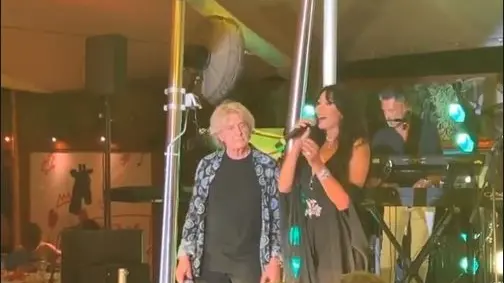 Fausto Leali e Luisa Corna insieme al Twiga