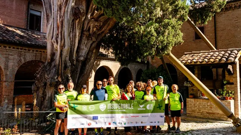 I partecipanti tra Villa Verrucchio e Rimini - Foto Fabiana Zanola