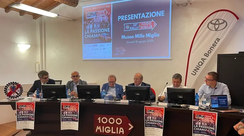 La presentazione della 46esima edizione del Rally 1000 Miglia