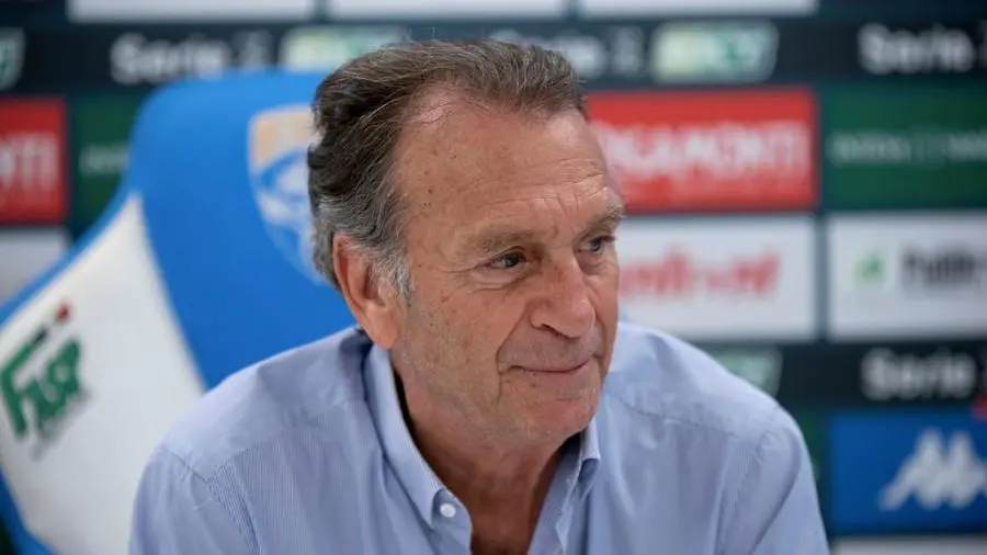 Massimo Cellino, presidente del Brescia Calcio - Foto New Reporter Papetti © www.giornaledibrescia.it