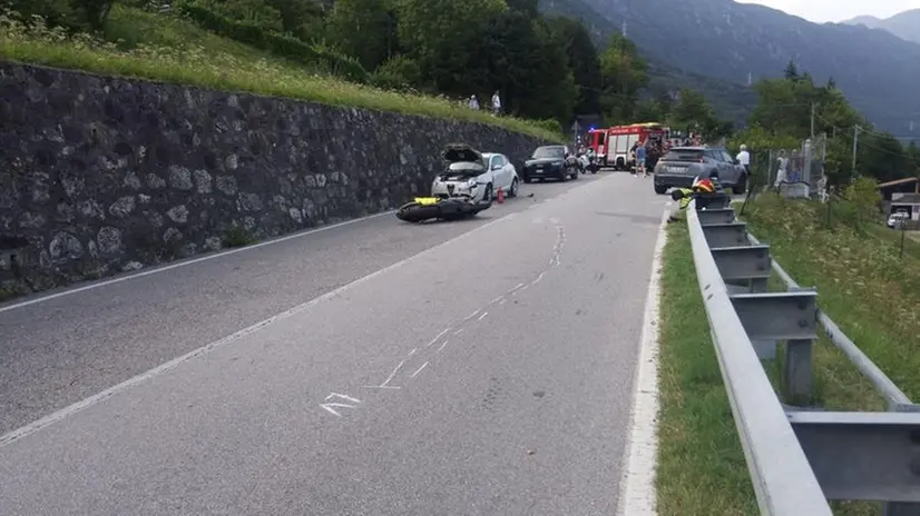 L'incidente mortale ad Anfo - © www.giornaledibrescia.it