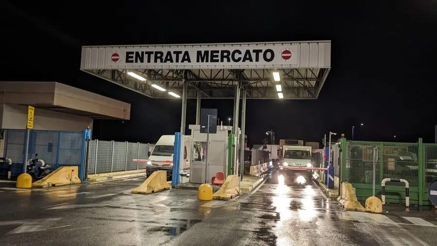 Una notte al mercato ortofrutticolo di Brescia