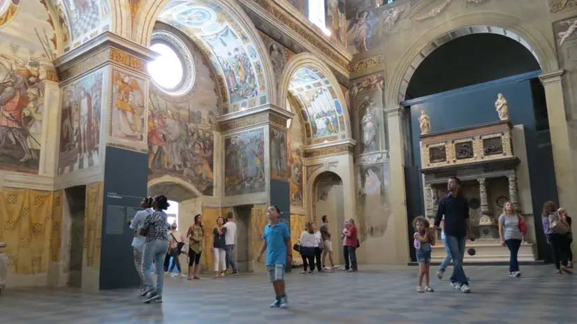 Visitatori al Museo Santa Giulia di Brescia - Foto Neg © www.giornaledibrescia.it