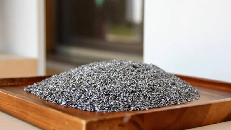 L'alluminio recuperato dalle capsule esauste - © www.giornaledibrescia.it