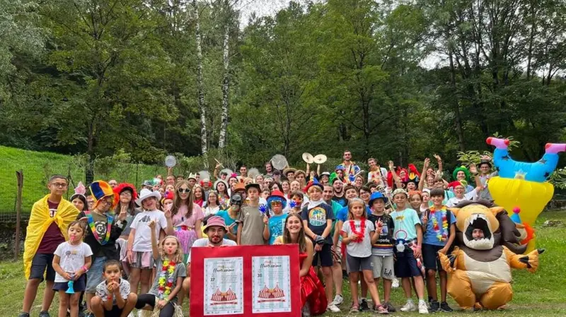 I giovani musicisti al Campo Scuola - © www.giornaledibrescia.it