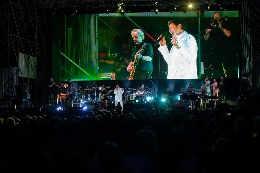 Gianni Morandi in concerto a Campo Marte