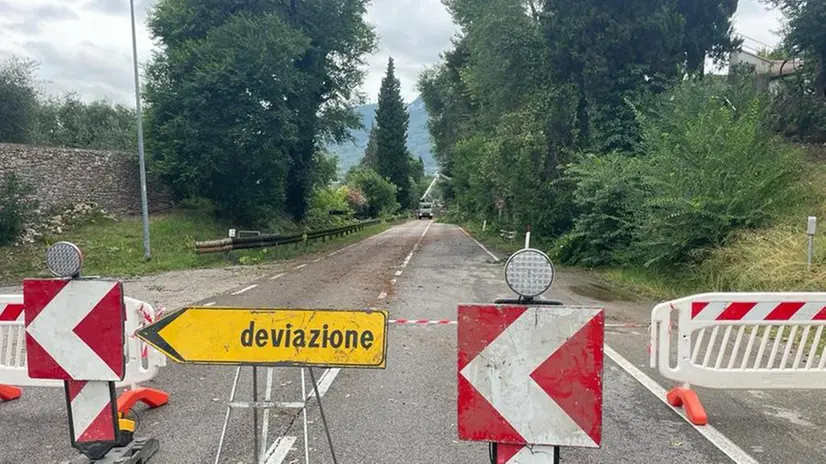 Maltempo, la 45 bis chiusa a causa degli alberi caduti
