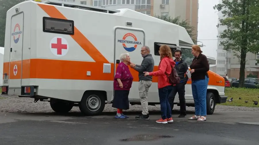 L'ambulatorio mobile di MedCareforUkraine