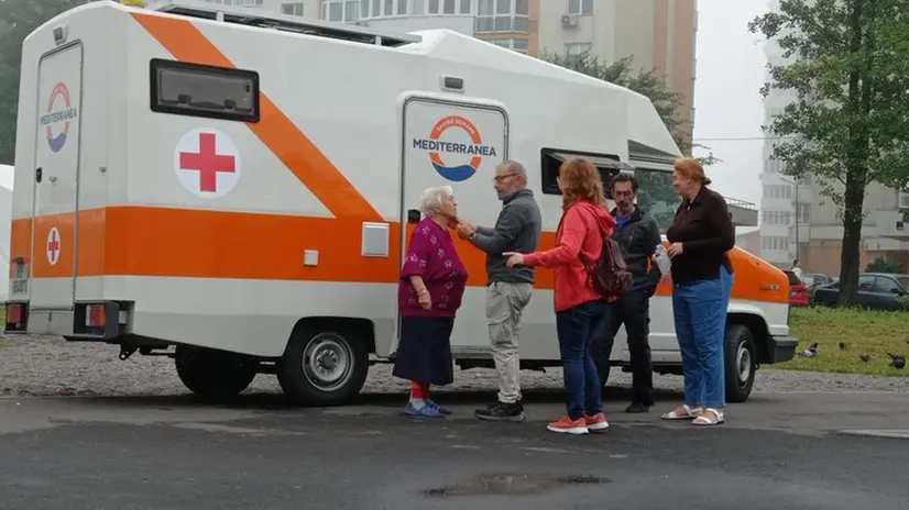 L'ambulatorio mobile di MedCareforUkraine