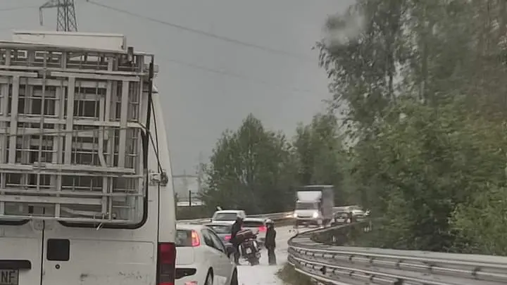 La grandinata di Pisogne