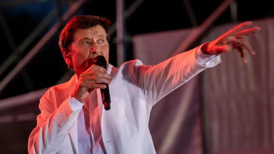 Gianni Morandi in concerto a Campo Marte