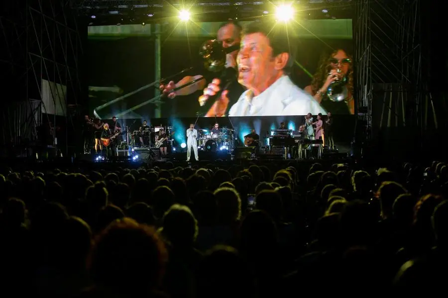 Gianni Morandi in concerto a Campo Marte