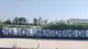 Lo striscione degli ultras a Torbole