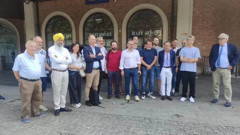 I commercianti e i residenti dell'area Stazione e i rappresentanti del centrodestra cittadino