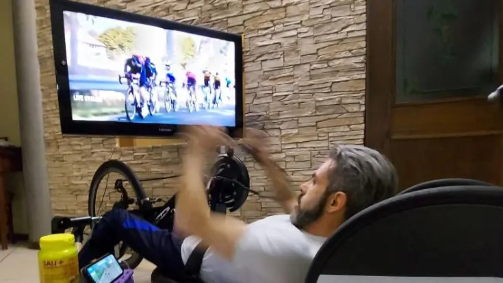 Un allenamento casalingo per Mauro Scarpari - Foto © www.giornaledibrescia.it