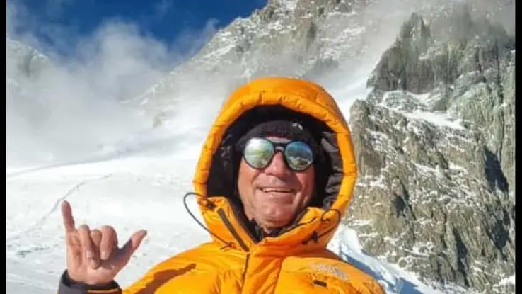 Il bresciano Matteo Bonalumi sul Broad Peak