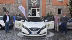 La presentazione delle auto elettriche in condivisione a Breno