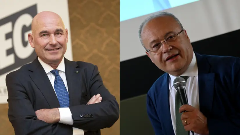 Andrea Riffeser Monti e Pierpaolo Camadini, presidente e tra i vice della Fieg