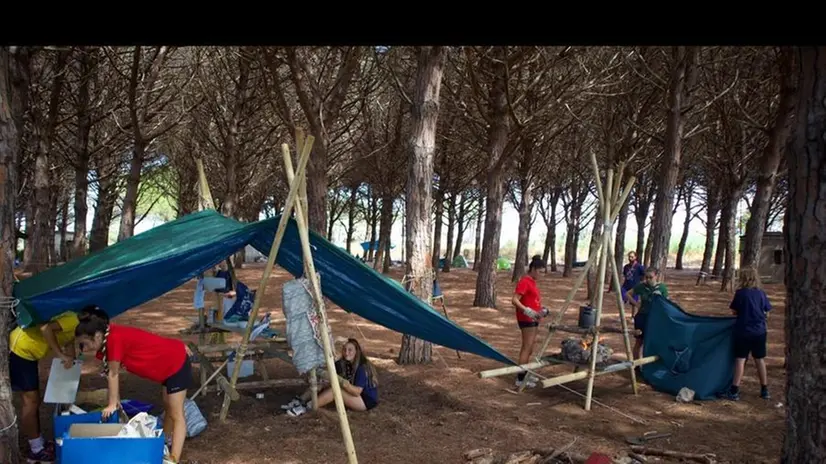 Un accampamento dell'Agesci