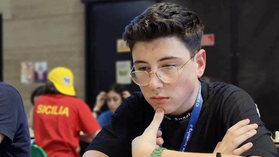 Gabriel Urbani, 16enne scacchista lumezzanese - © www.giornaledibrescia.it