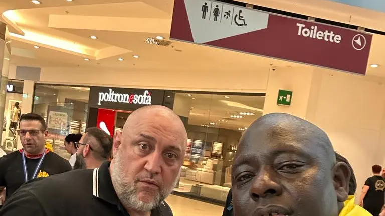 Griff con il suo coach Fabio Gotti - © www.giornaledibrescia.it