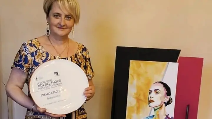 L'artista bresciana Michela Bianchi premiata a Nova Milanese © www.giornaledibrescia.it