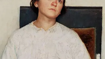 «Ricordo di un dolore» di Giuseppe Pellizza da Volpedo (particolare)