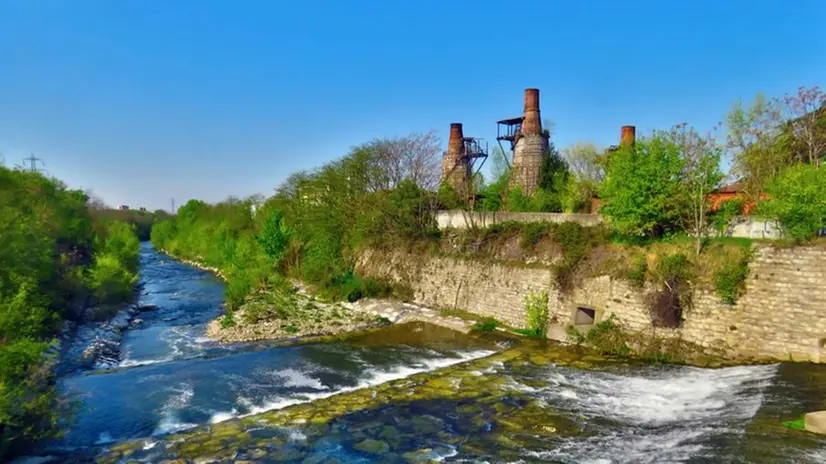 Il fiume Mella a Ponte Crotte