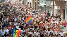 L'edizione 2022 del Brescia Pride - Foto Marco Ortogni/Giovanni Benini/Neg © www.giornaledibrescia.it