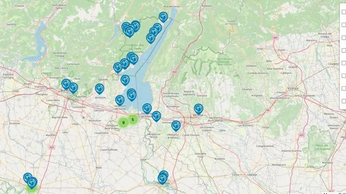 La mappa delle realtà coinvolte