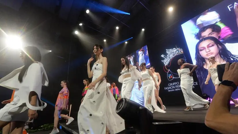 La sfilata «Fashion performance» del Gruppo Foppa