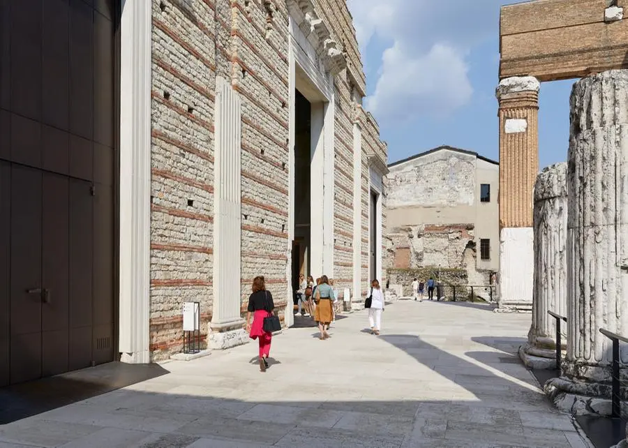 Il Corridoio Unesco unisce l'area del Capitolium al Santa Giulia