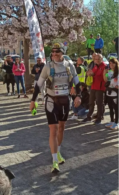 L'ultramaratoneta Fulvio Moneghini