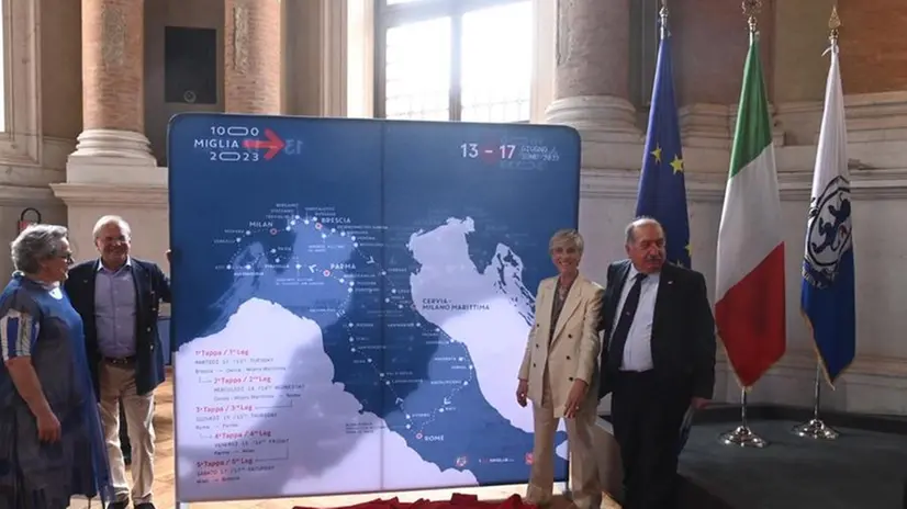 La presentazione della Mille Miglia 2023
