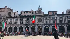 La Festa della Repubblica in piazza Loggia