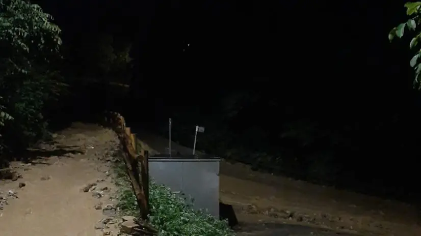 A Ome strade invase da acqua e fango