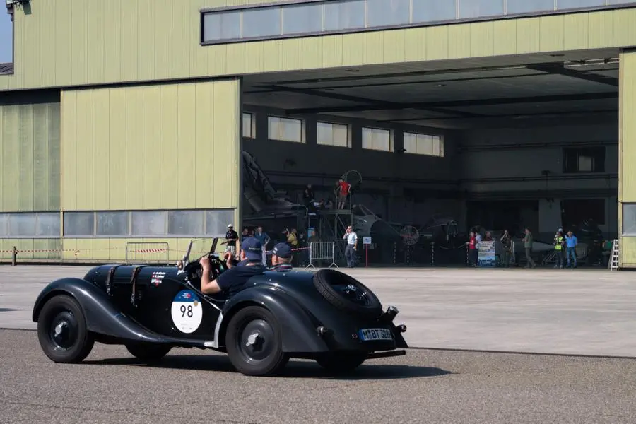 Mille Miglia 2023, l'Aeroporto di Piacenza-San Damiano