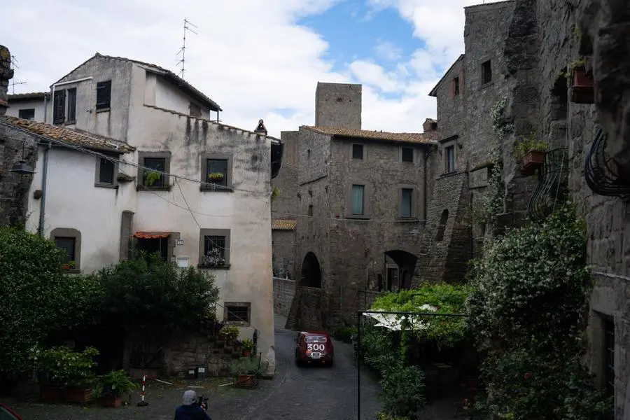 Mille Miglia 2023, il passaggio da Viterbo