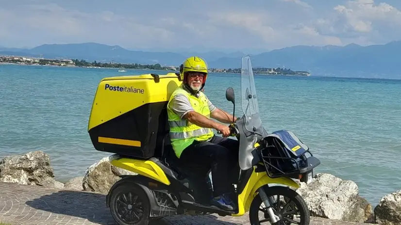 Il postino Ivano a Sirmione