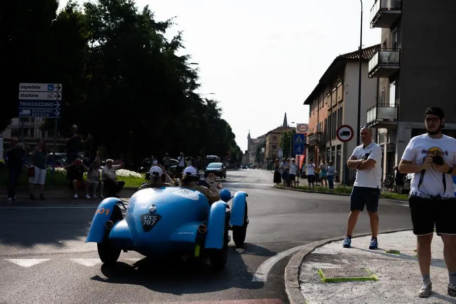 Mille Miglia 2023, il passaggio da Treviglio