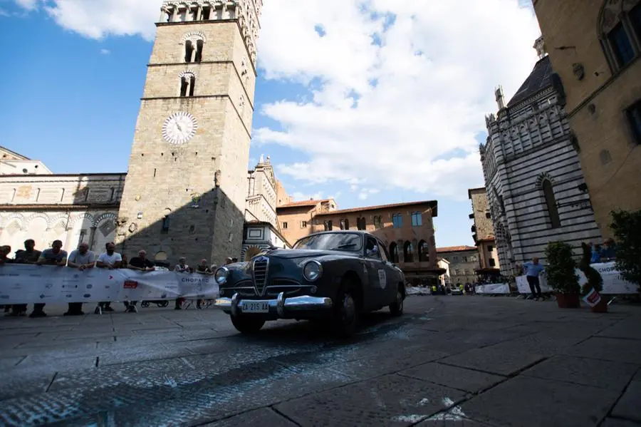 Mille Miglia 2023, il passaggio da Pistoia