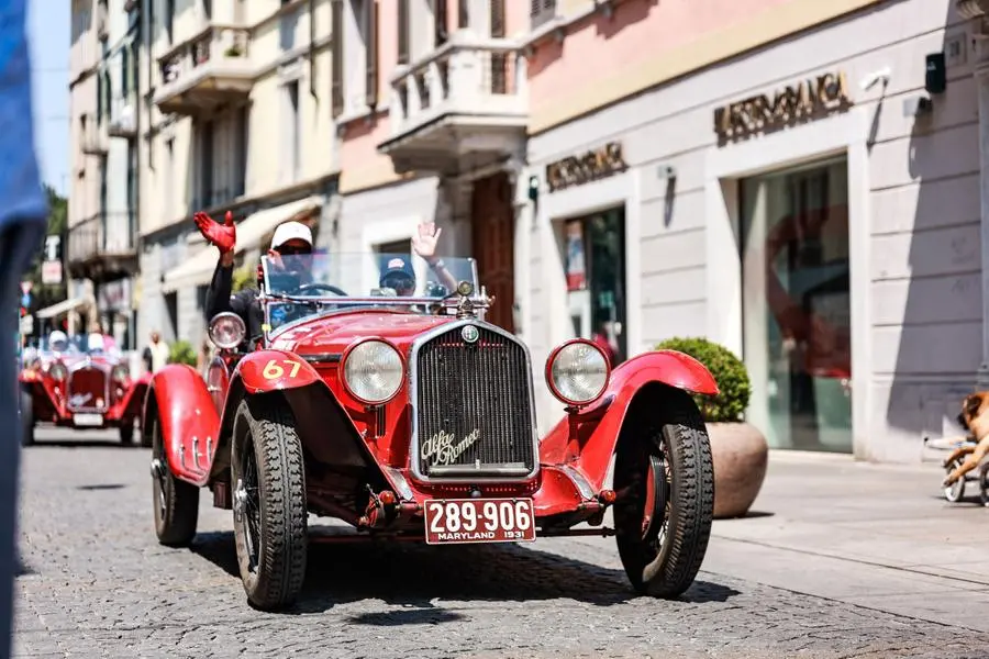 Mille Miglia 2023, il passaggio alla Pallata