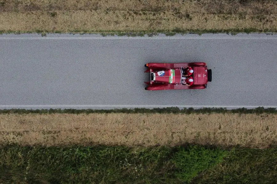 Mille Miglia 2023, il passaggio da Occhiobello