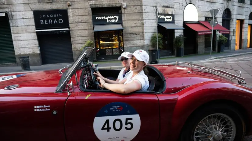 Mille Miglia 2023, il passaggio dall'hinterland di Milano